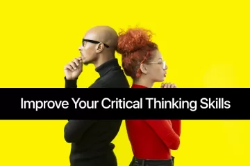 Two people thinking. 7 Steps To Improve Your Critical Thinking Skills 1